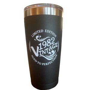 Limited Edition 1982 Vintage Tumbler With Lid - Insulated Stainless Steel Travel